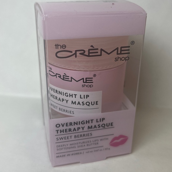 The Creme Shop Other - The Crème Shop Overnight Lip Therapy Masque Sweet Berries Shea Butter